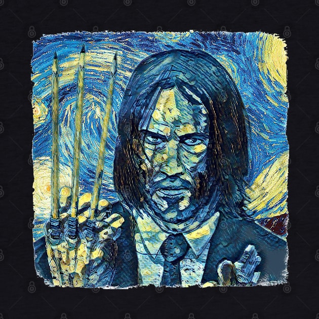 John Wick Van Gogh Style by todos